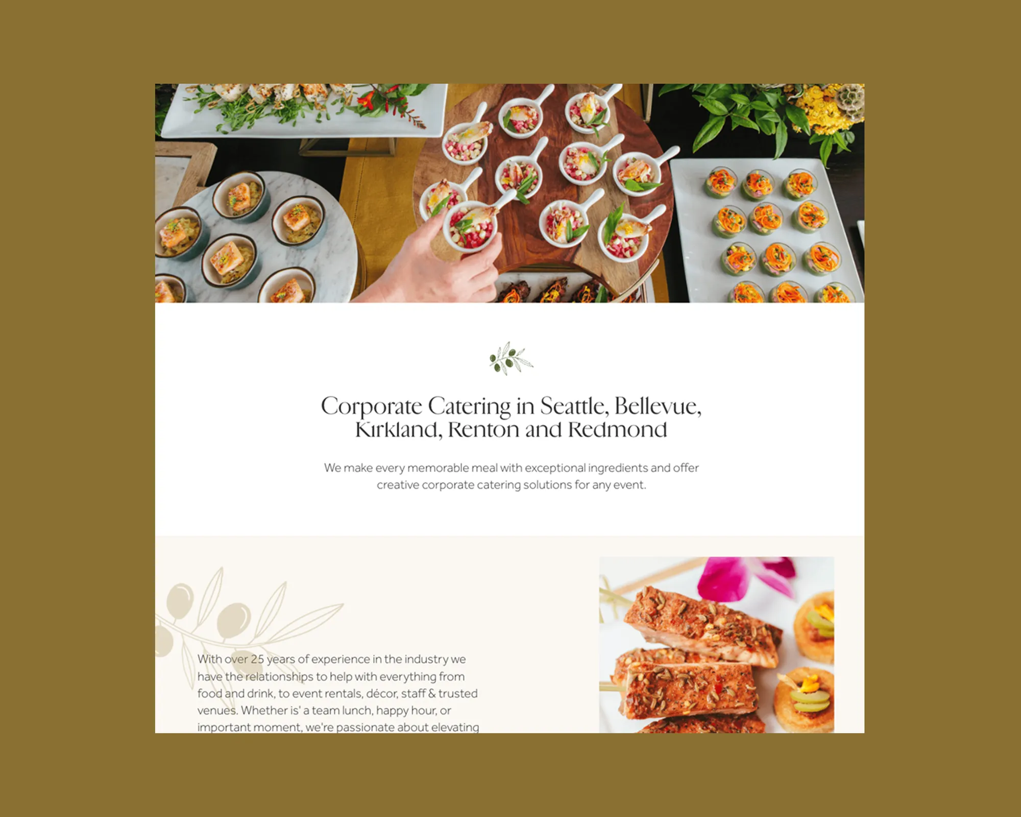Screenshot of Gourmondo's website