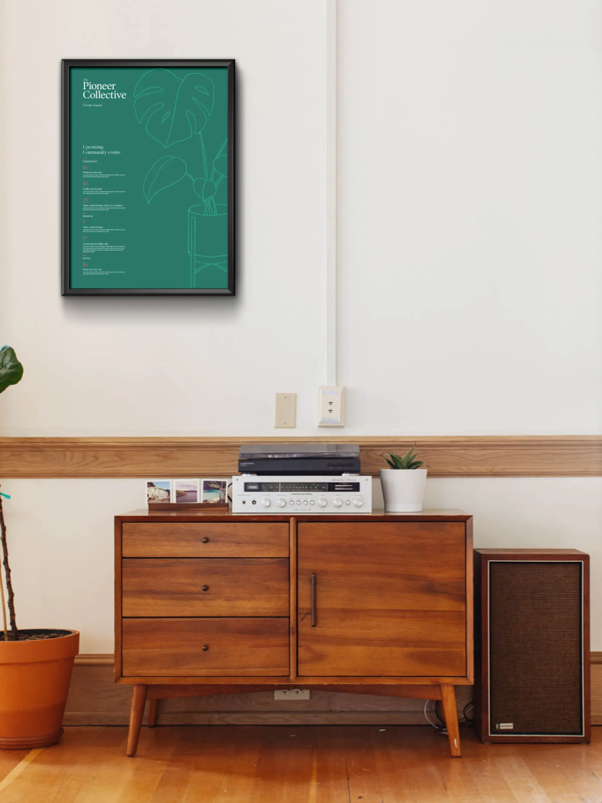 Wooden table console